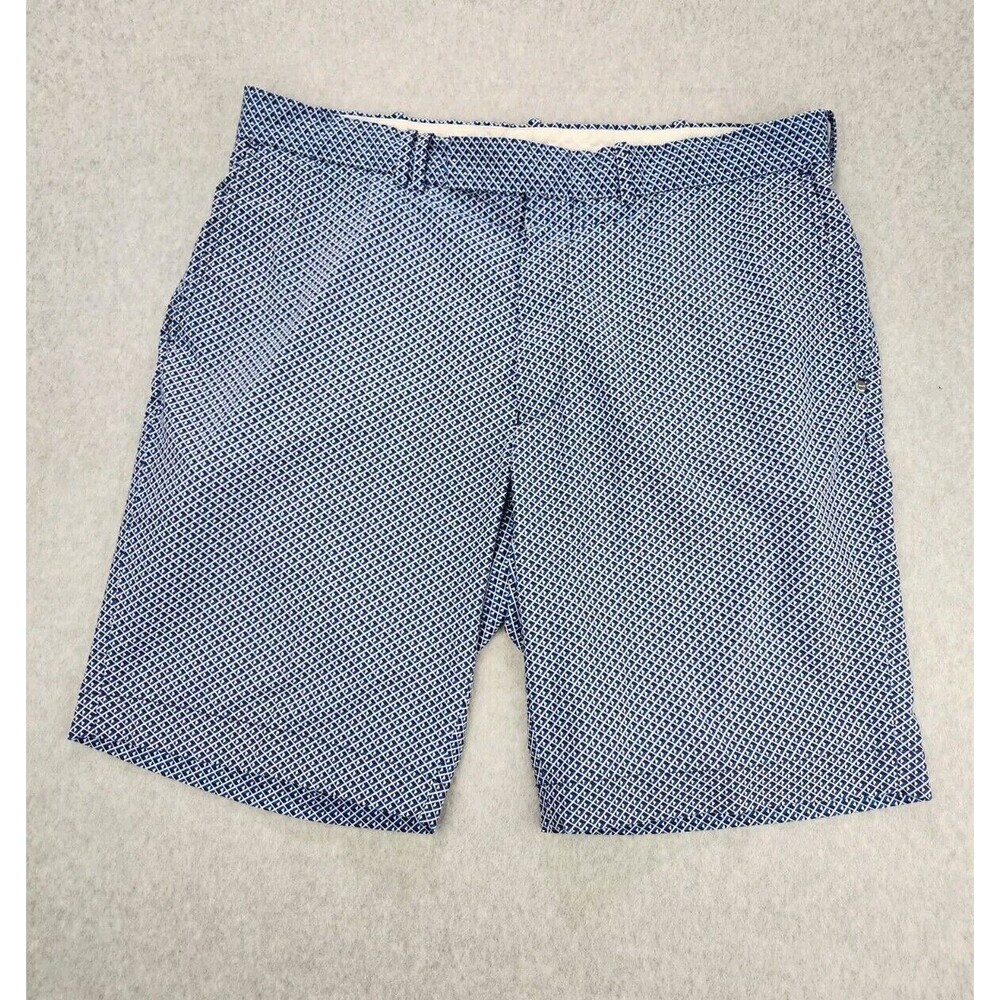 RLX Men’s Ralph Lauren Blue Black Golf Shorts 4 Pockets Size 36 - Silky Soft!